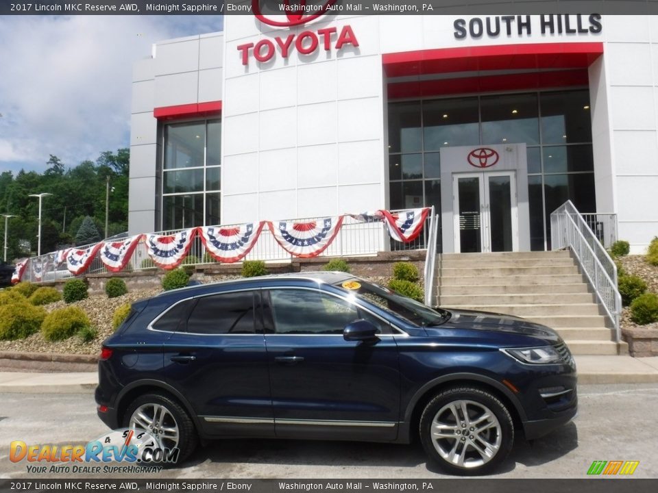 2017 Lincoln MKC Reserve AWD Midnight Sapphire / Ebony Photo #2