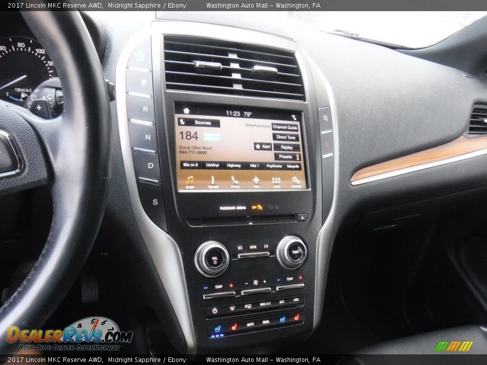 2017 Lincoln MKC Reserve AWD Midnight Sapphire / Ebony Photo #3