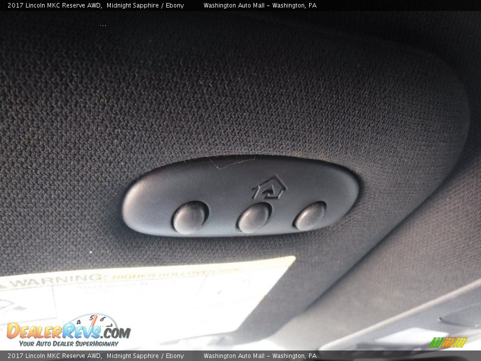 2017 Lincoln MKC Reserve AWD Midnight Sapphire / Ebony Photo #8