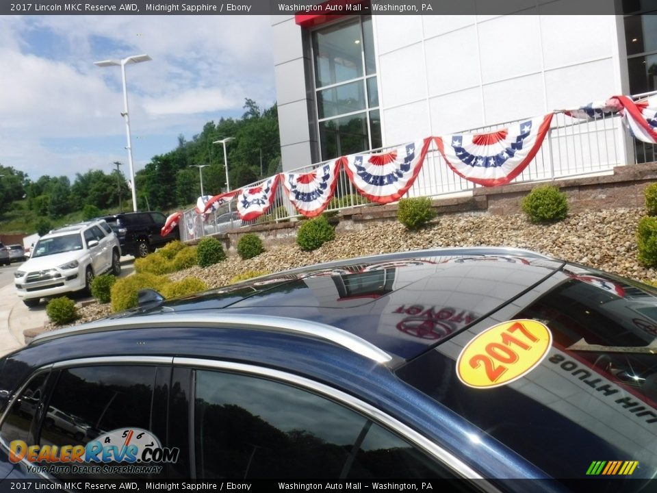 2017 Lincoln MKC Reserve AWD Midnight Sapphire / Ebony Photo #10