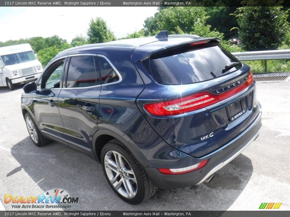 2017 Lincoln MKC Reserve AWD Midnight Sapphire / Ebony Photo #14