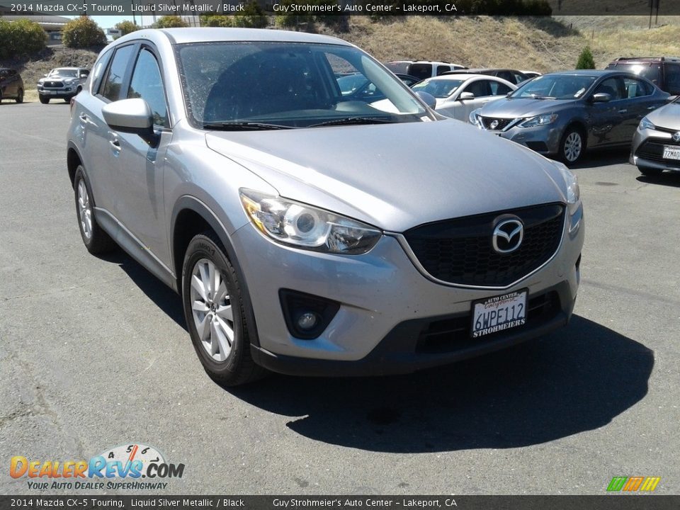 2014 Mazda CX-5 Touring Liquid Silver Metallic / Black Photo #1