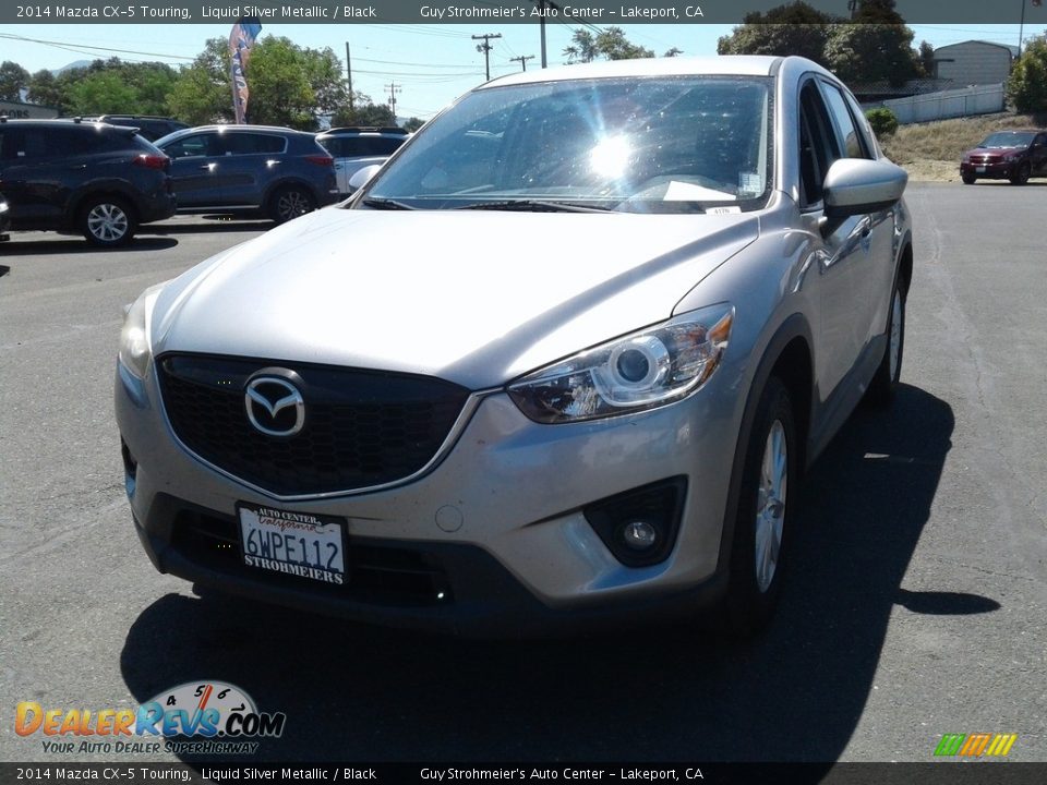 2014 Mazda CX-5 Touring Liquid Silver Metallic / Black Photo #2