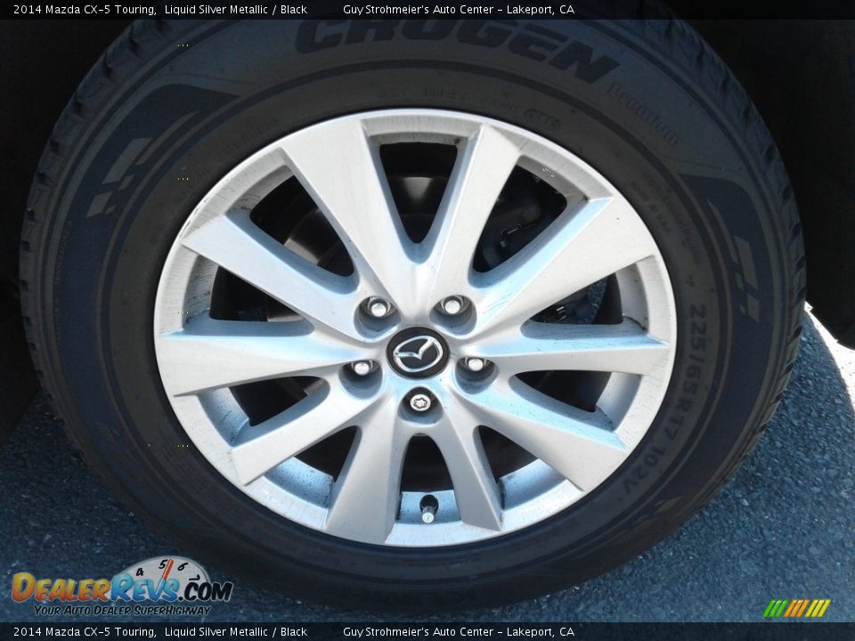 2014 Mazda CX-5 Touring Liquid Silver Metallic / Black Photo #3