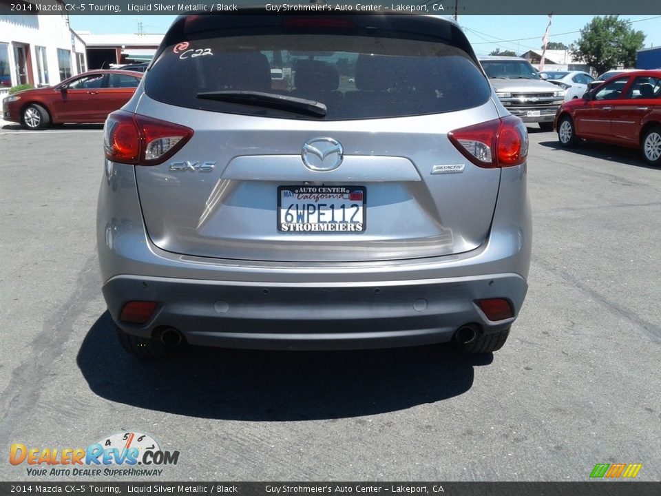 2014 Mazda CX-5 Touring Liquid Silver Metallic / Black Photo #5
