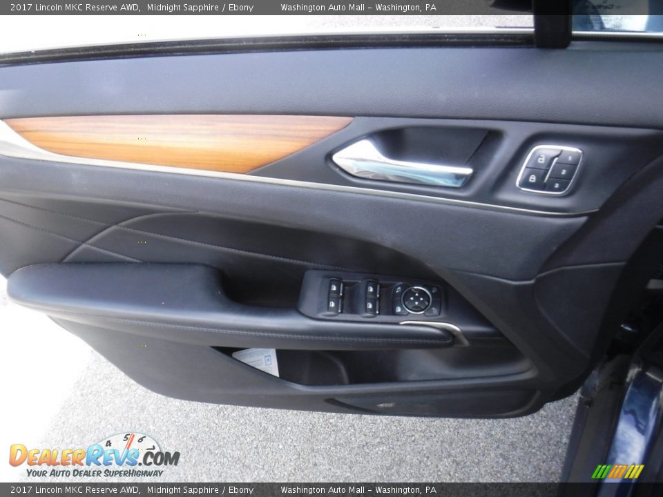 2017 Lincoln MKC Reserve AWD Midnight Sapphire / Ebony Photo #19