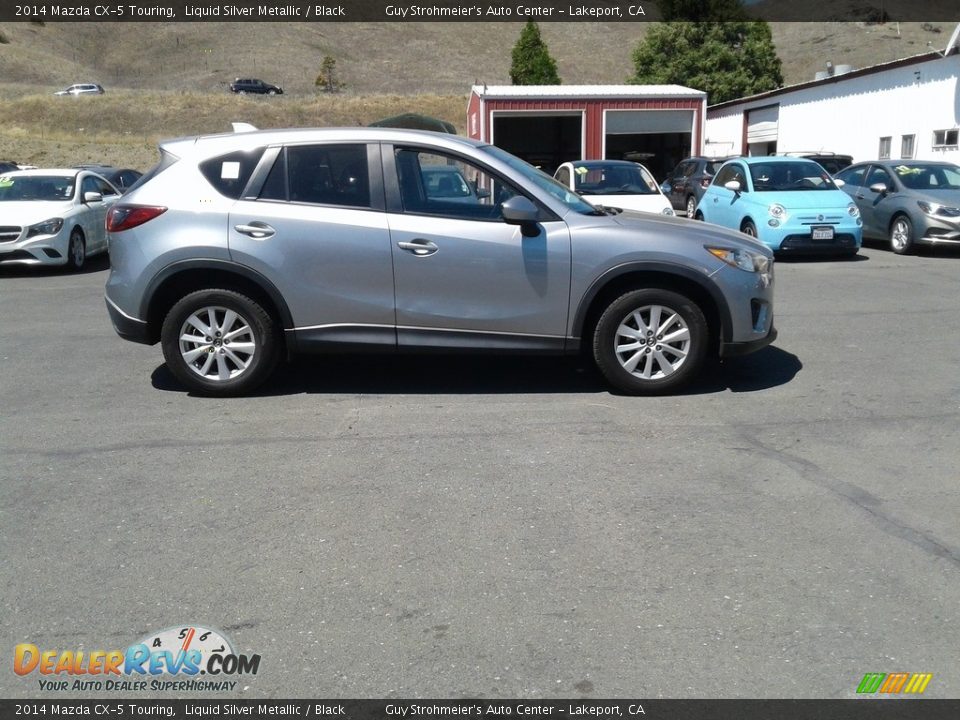 2014 Mazda CX-5 Touring Liquid Silver Metallic / Black Photo #6
