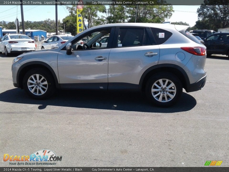 2014 Mazda CX-5 Touring Liquid Silver Metallic / Black Photo #8