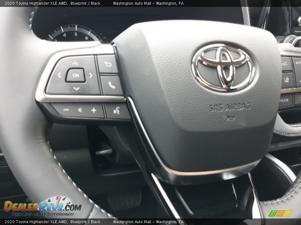 2020 Toyota Highlander XLE AWD Blueprint / Black Photo #5