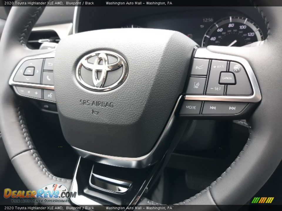 2020 Toyota Highlander XLE AWD Blueprint / Black Photo #6