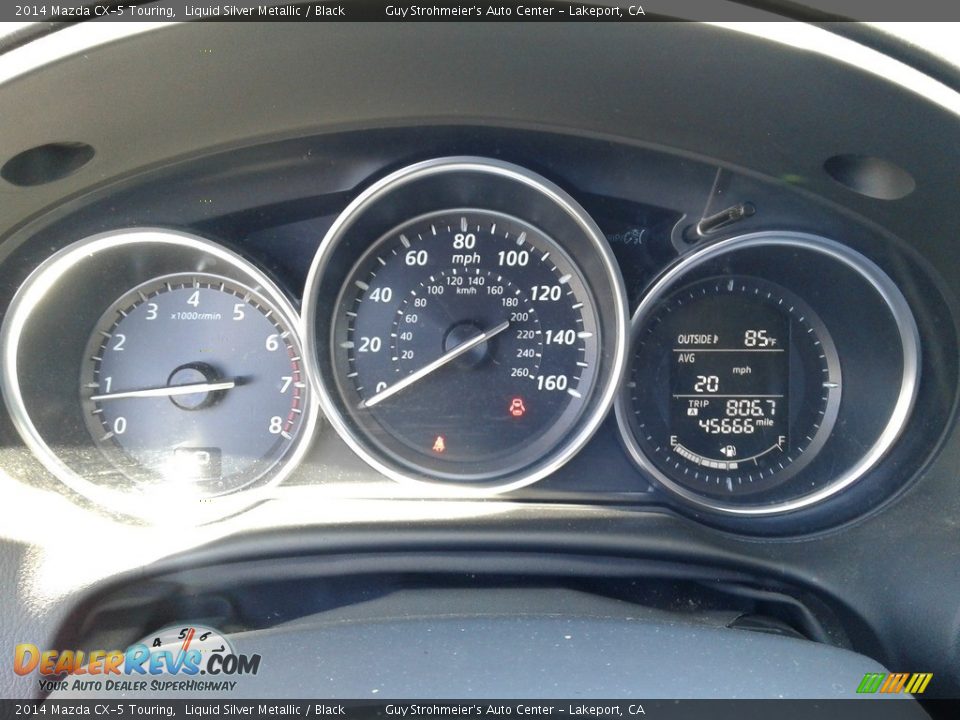2014 Mazda CX-5 Touring Liquid Silver Metallic / Black Photo #17