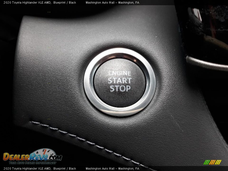 2020 Toyota Highlander XLE AWD Blueprint / Black Photo #10