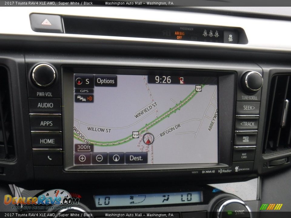 2017 Toyota RAV4 XLE AWD Super White / Black Photo #4