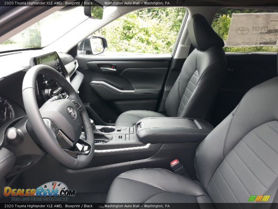 2020 Toyota Highlander XLE AWD Blueprint / Black Photo #19