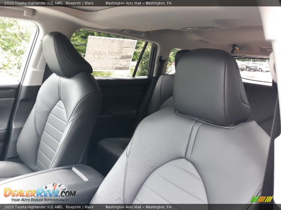 2020 Toyota Highlander XLE AWD Blueprint / Black Photo #20