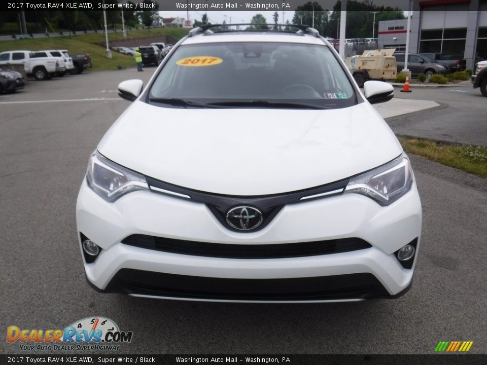 2017 Toyota RAV4 XLE AWD Super White / Black Photo #12