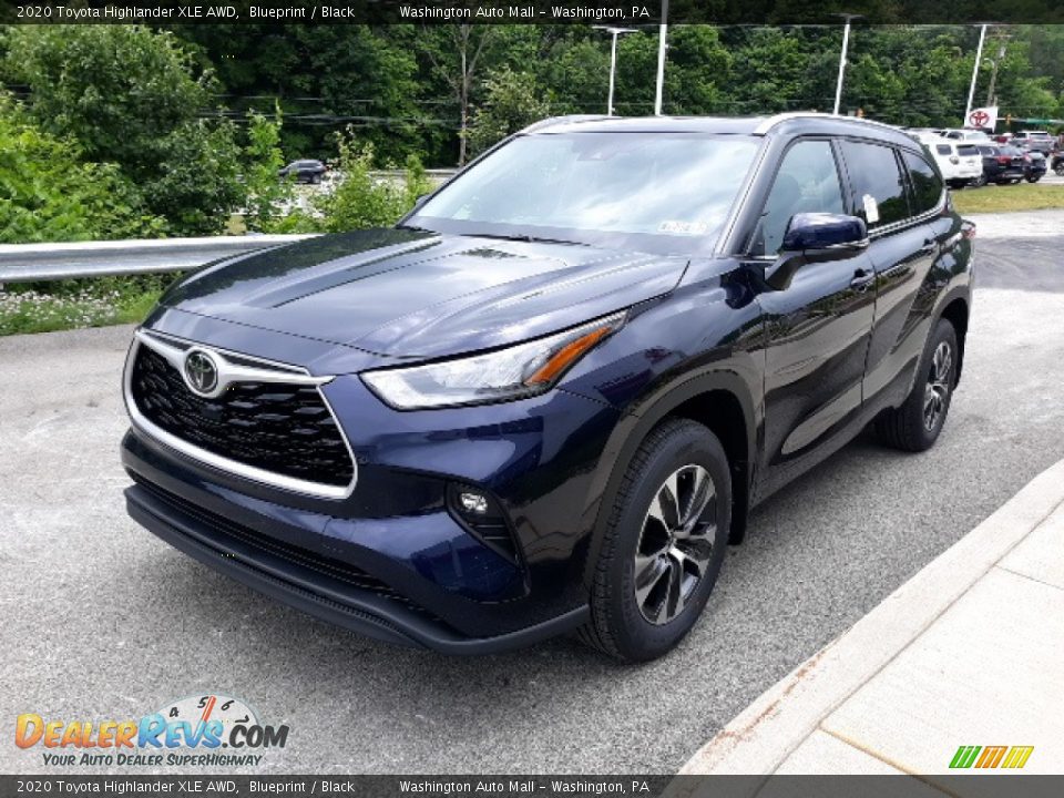 2020 Toyota Highlander XLE AWD Blueprint / Black Photo #28