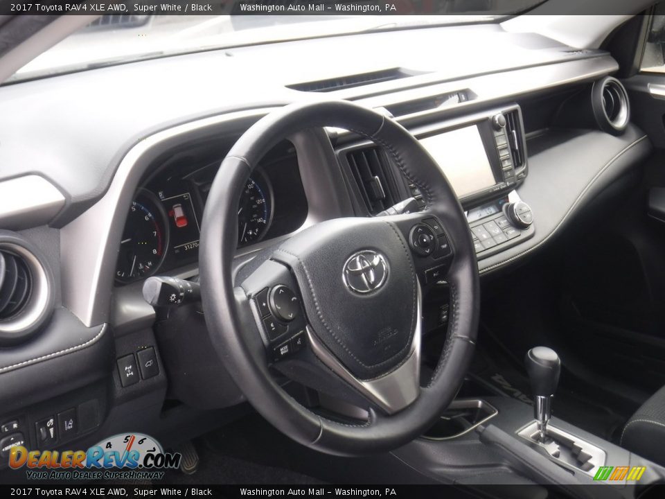 2017 Toyota RAV4 XLE AWD Super White / Black Photo #18