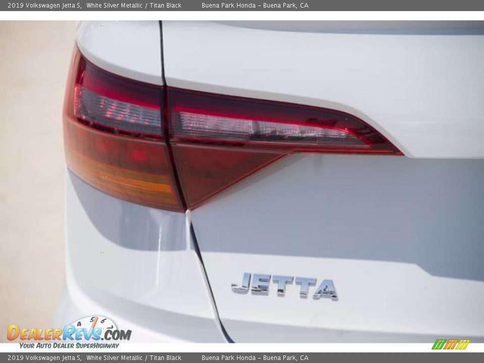 2019 Volkswagen Jetta S White Silver Metallic / Titan Black Photo #12