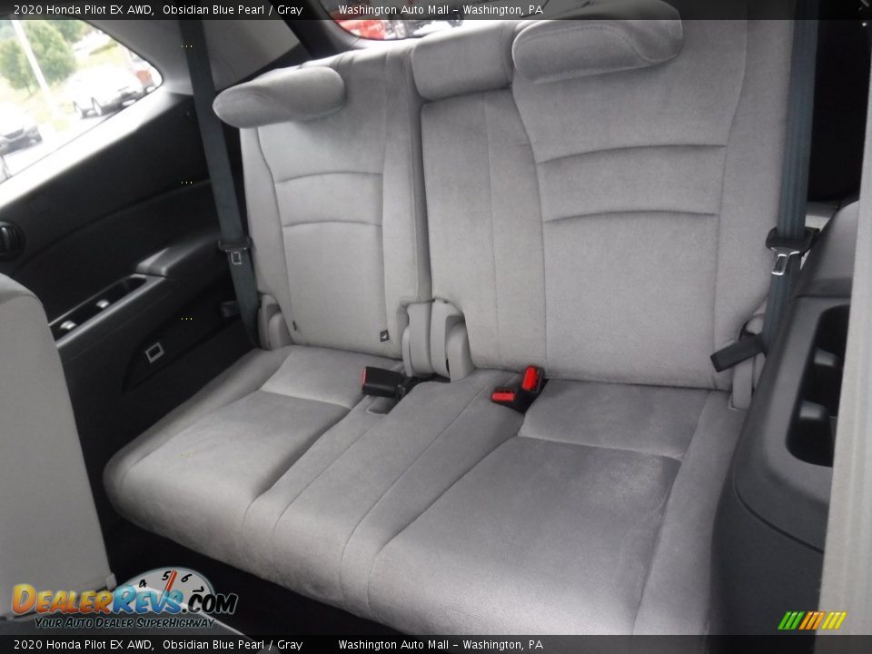 2020 Honda Pilot EX AWD Obsidian Blue Pearl / Gray Photo #25
