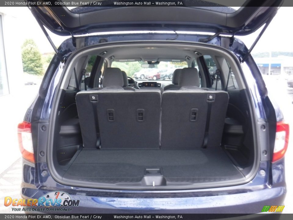 2020 Honda Pilot EX AWD Obsidian Blue Pearl / Gray Photo #26