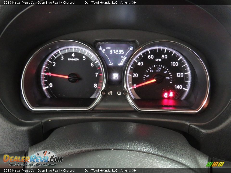 2019 Nissan Versa SV Deep Blue Pearl / Charcoal Photo #27