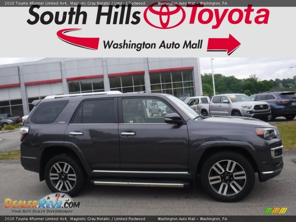2016 Toyota 4Runner Limited 4x4 Magnetic Gray Metallic / Limited Redwood Photo #2