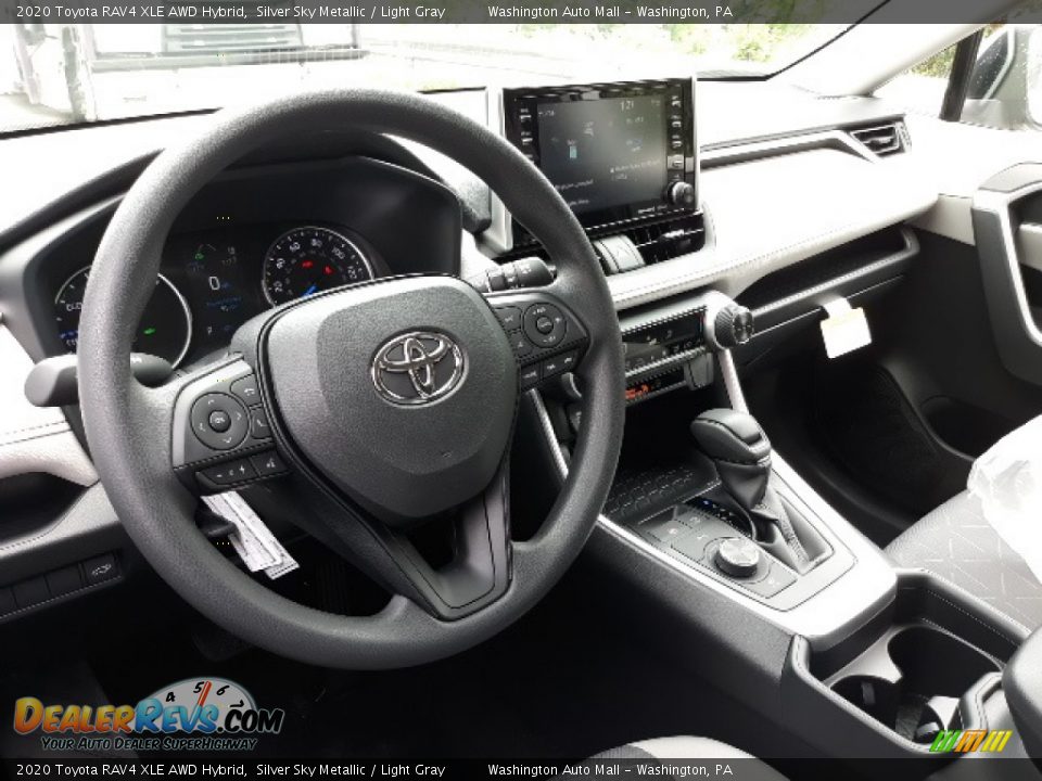 2020 Toyota RAV4 XLE AWD Hybrid Silver Sky Metallic / Light Gray Photo #3