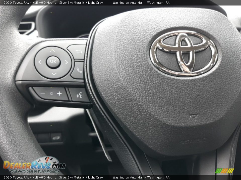 2020 Toyota RAV4 XLE AWD Hybrid Steering Wheel Photo #5