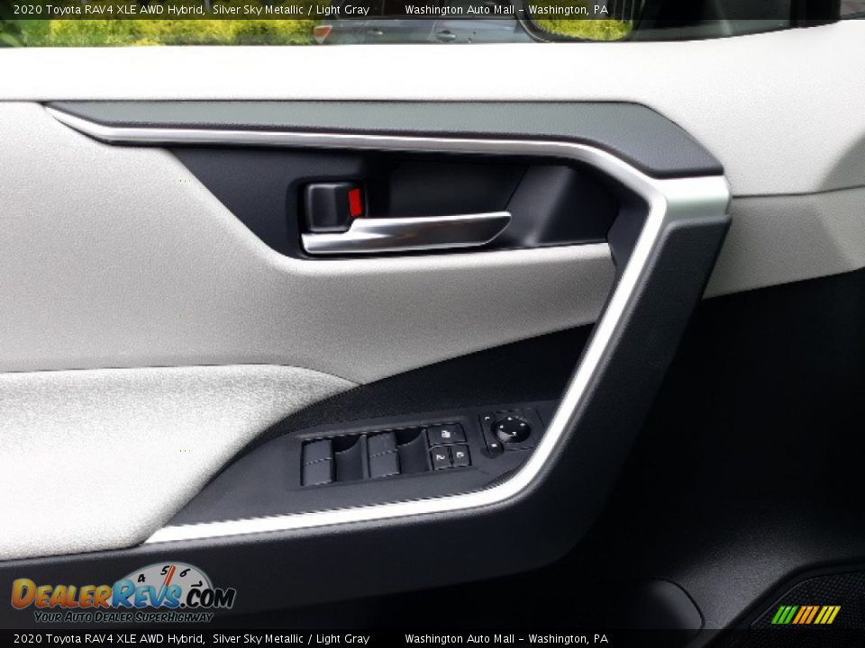 Door Panel of 2020 Toyota RAV4 XLE AWD Hybrid Photo #8