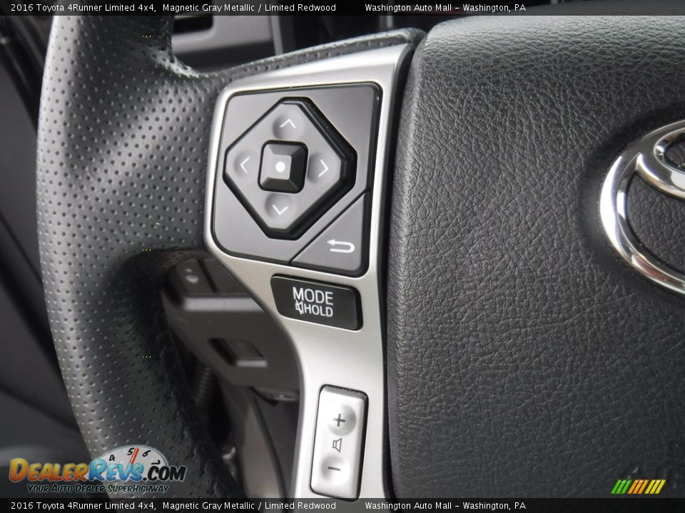 2016 Toyota 4Runner Limited 4x4 Magnetic Gray Metallic / Limited Redwood Photo #7