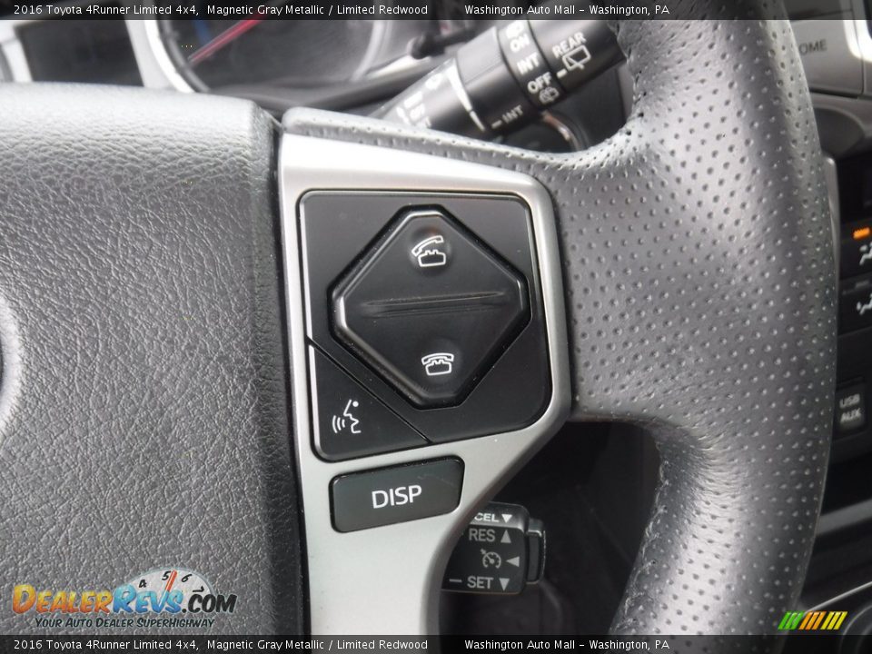 2016 Toyota 4Runner Limited 4x4 Magnetic Gray Metallic / Limited Redwood Photo #8