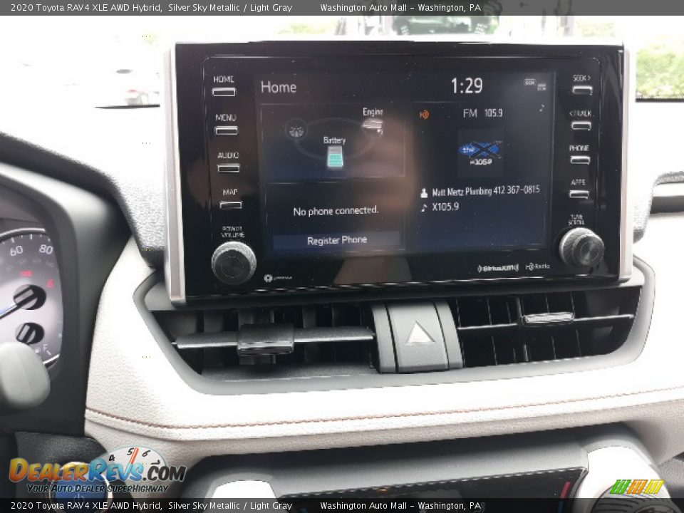 Controls of 2020 Toyota RAV4 XLE AWD Hybrid Photo #11