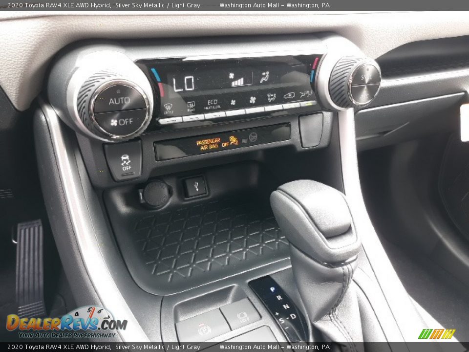 Controls of 2020 Toyota RAV4 XLE AWD Hybrid Photo #13