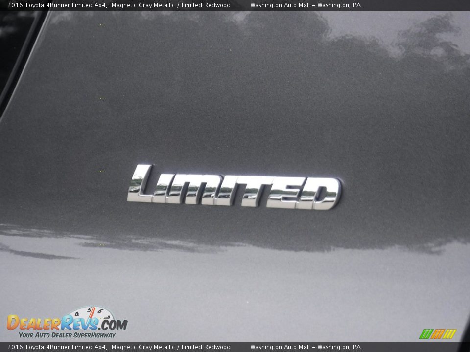 2016 Toyota 4Runner Limited 4x4 Magnetic Gray Metallic / Limited Redwood Photo #12