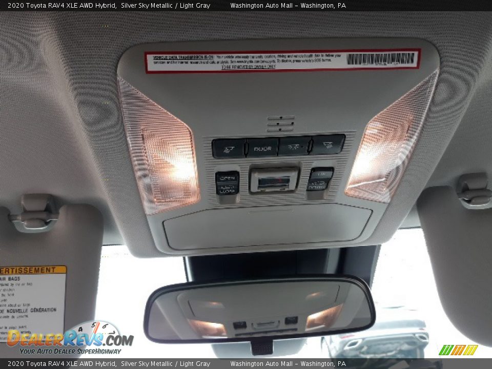 2020 Toyota RAV4 XLE AWD Hybrid Silver Sky Metallic / Light Gray Photo #16