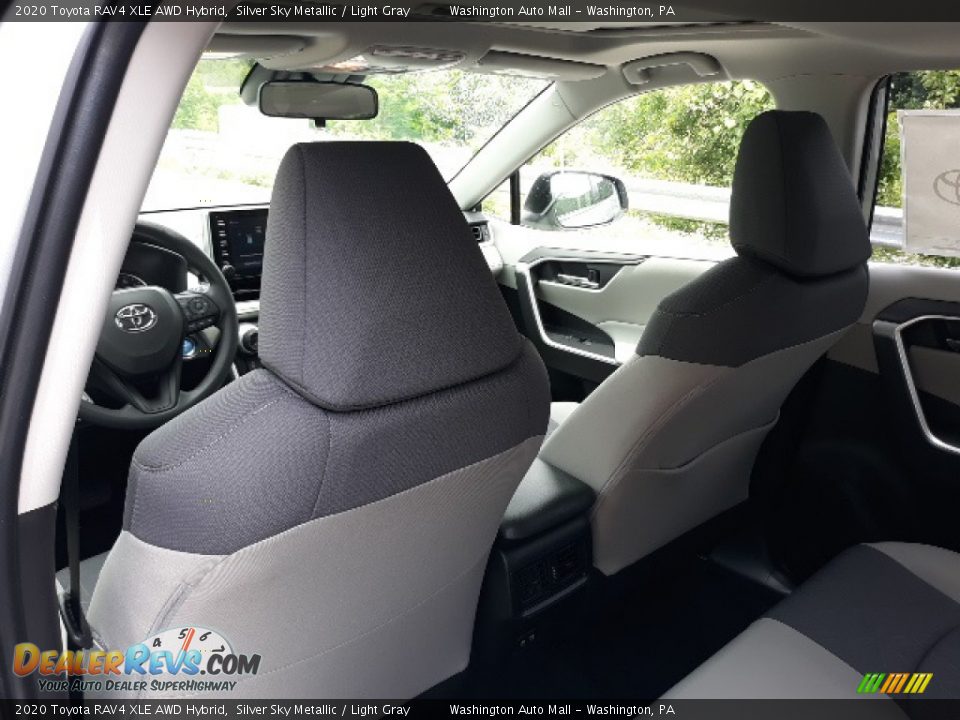 2020 Toyota RAV4 XLE AWD Hybrid Silver Sky Metallic / Light Gray Photo #21