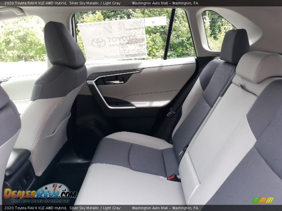 2020 Toyota RAV4 XLE AWD Hybrid Silver Sky Metallic / Light Gray Photo #22