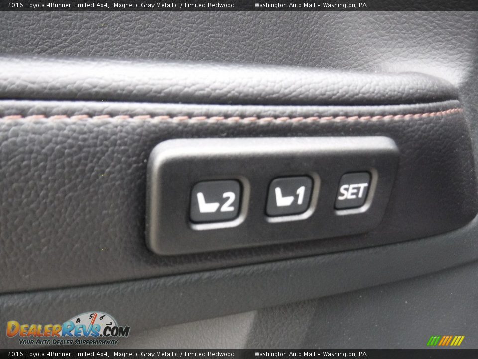 2016 Toyota 4Runner Limited 4x4 Magnetic Gray Metallic / Limited Redwood Photo #22