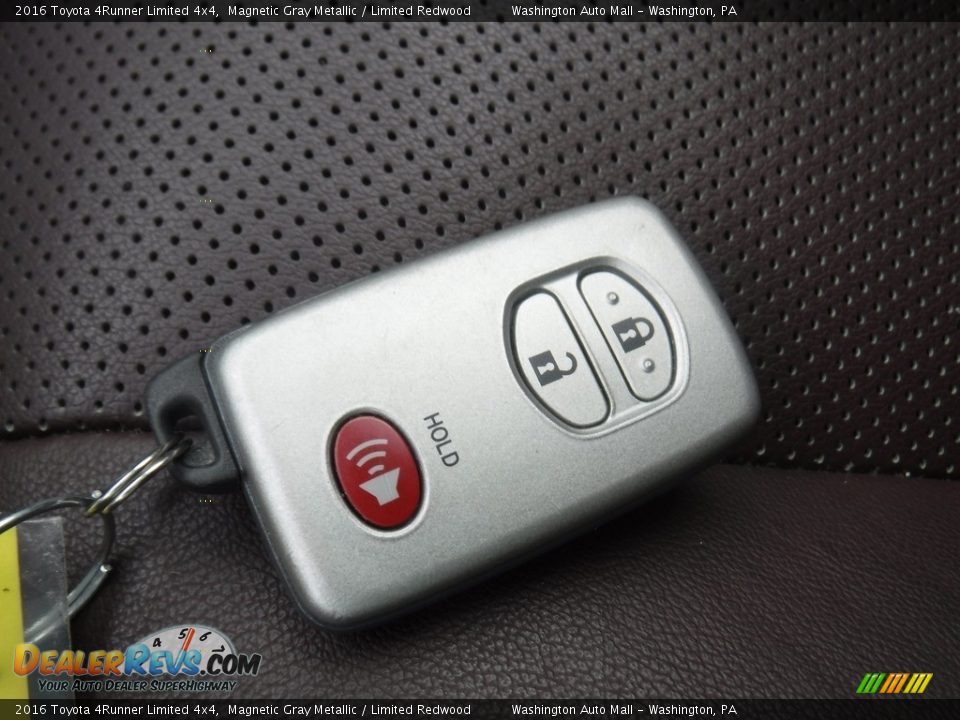 2016 Toyota 4Runner Limited 4x4 Magnetic Gray Metallic / Limited Redwood Photo #31