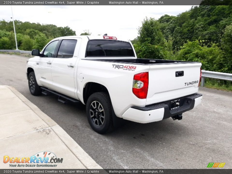 2020 Toyota Tundra Limited CrewMax 4x4 Super White / Graphite Photo #2