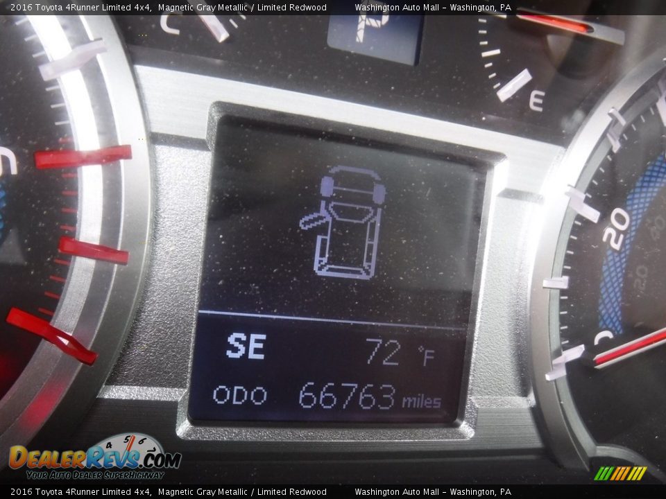 2016 Toyota 4Runner Limited 4x4 Magnetic Gray Metallic / Limited Redwood Photo #33