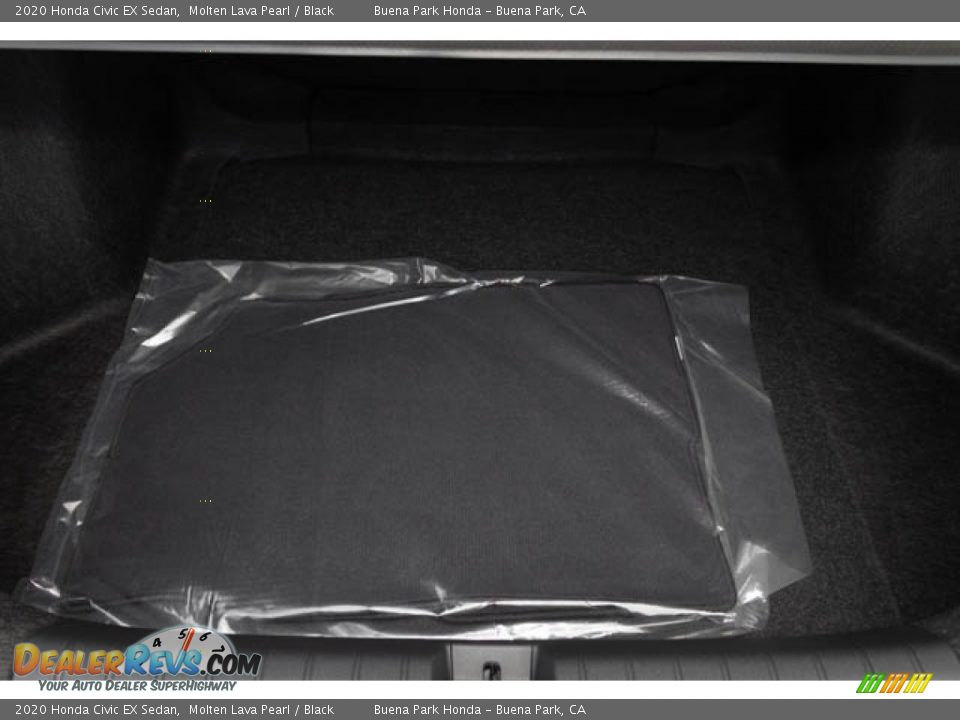 2020 Honda Civic EX Sedan Molten Lava Pearl / Black Photo #27
