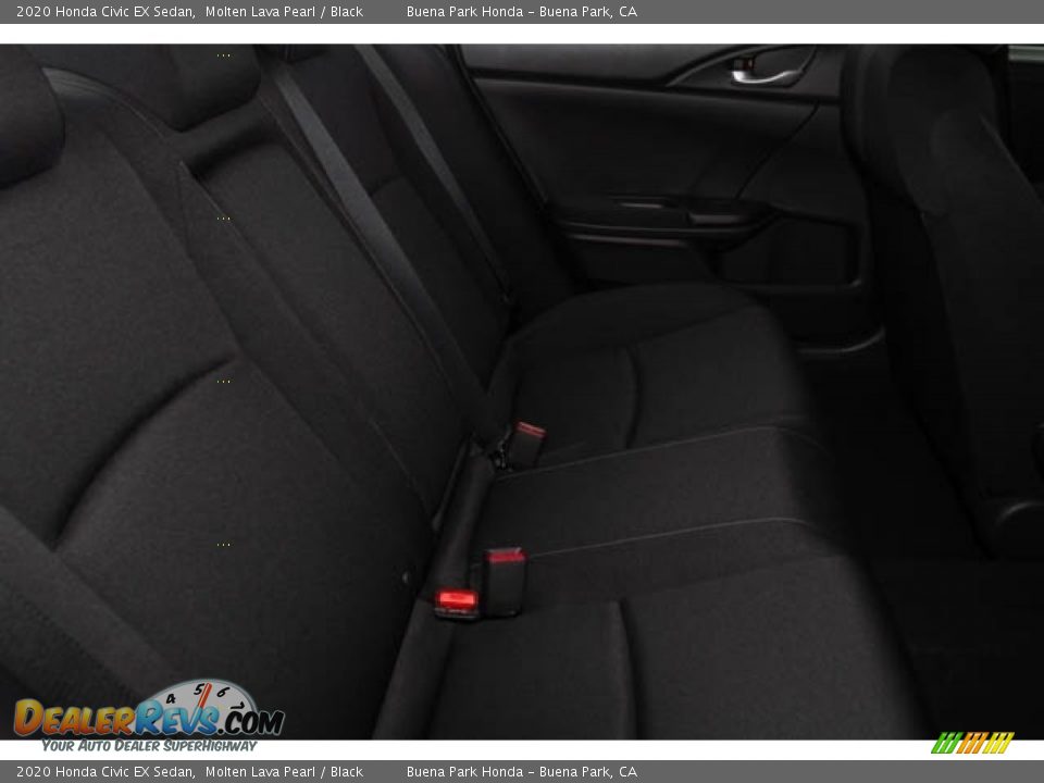 2020 Honda Civic EX Sedan Molten Lava Pearl / Black Photo #28