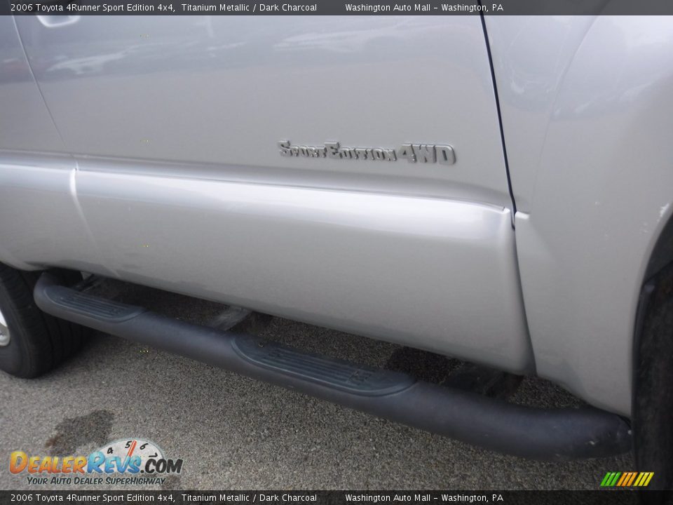2006 Toyota 4Runner Sport Edition 4x4 Titanium Metallic / Dark Charcoal Photo #9