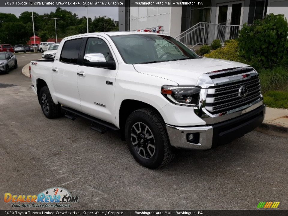 2020 Toyota Tundra Limited CrewMax 4x4 Super White / Graphite Photo #27