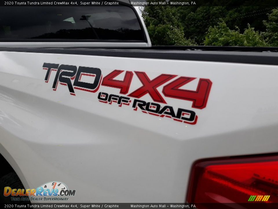 2020 Toyota Tundra Limited CrewMax 4x4 Super White / Graphite Photo #31