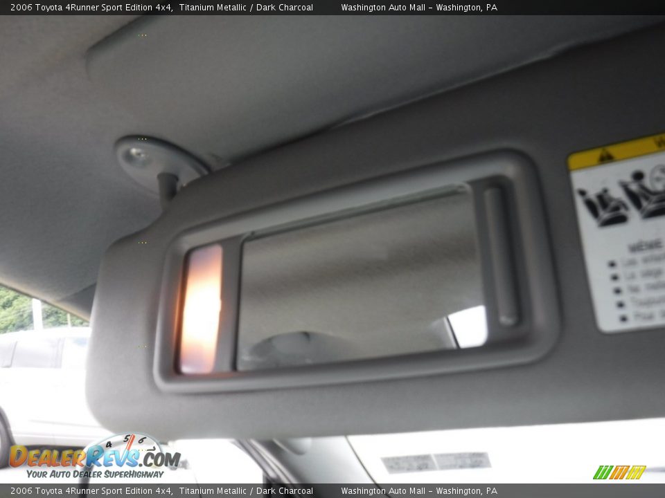 2006 Toyota 4Runner Sport Edition 4x4 Titanium Metallic / Dark Charcoal Photo #26
