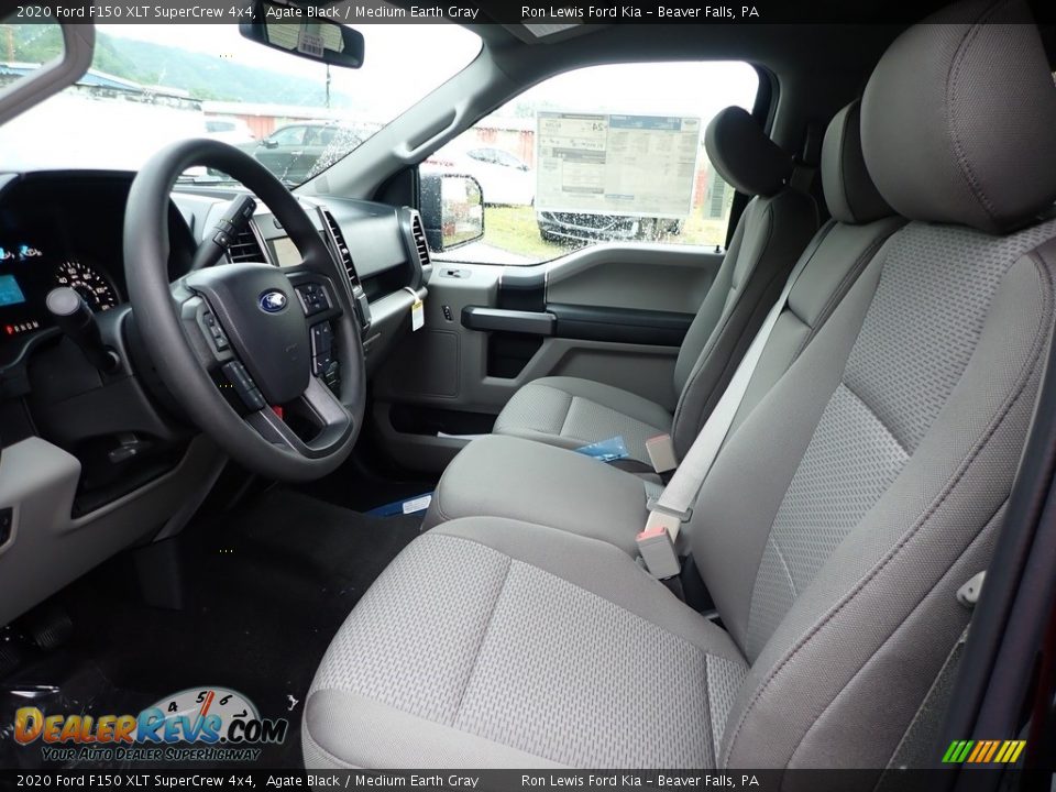 Front Seat of 2020 Ford F150 XLT SuperCrew 4x4 Photo #14