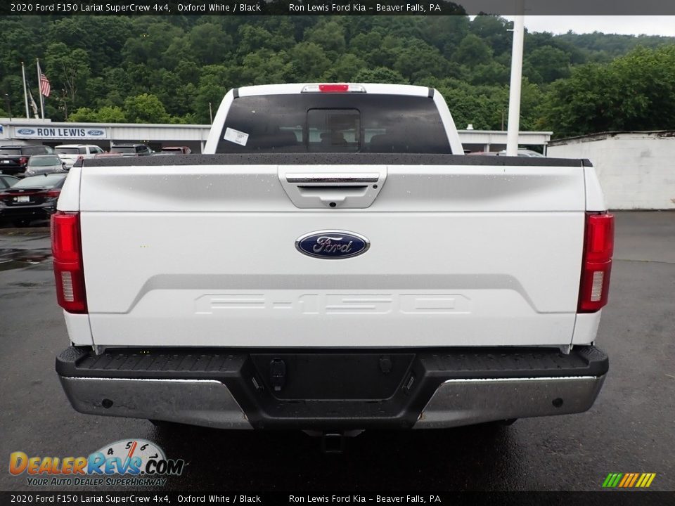 2020 Ford F150 Lariat SuperCrew 4x4 Oxford White / Black Photo #3